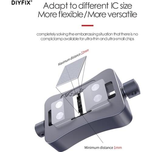 TuoLi TL-15A Universal IC Glue Remove Fixture Support IC 1.5-20MM Size Repair Hand Tool
