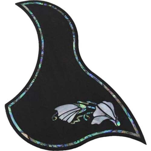 Solid Wood Shell Inlay Acoustic Guitar Pickguard Scratch Plate Pick Guard