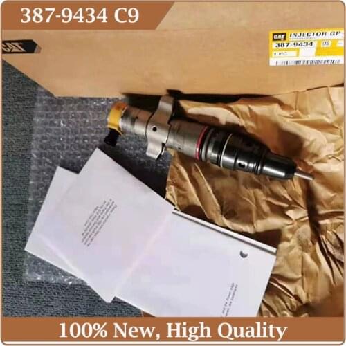 High Quality CAT D6R D7R Diesel Fuel Injector 387-9434 3879434 C7 C9 Engine Nozzle Assy for Caterpillar Excavator Parts