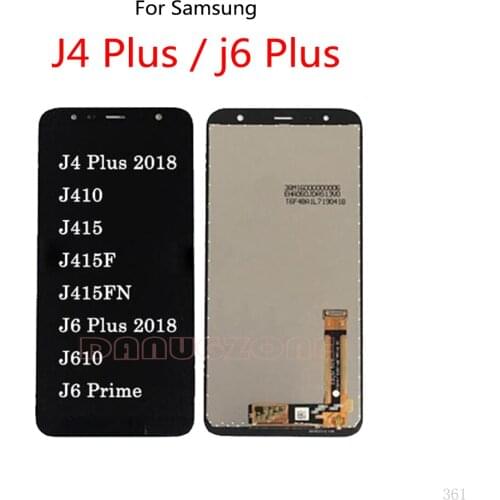 For Samsung Galaxy J4 Plus J415F / J6 2018 J610 J610F J6 Plus J6+ LCD Display Touch Screen Screen Digiziter Assembly