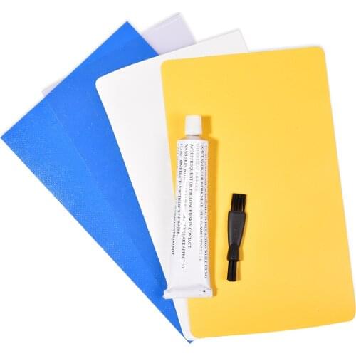 10pcs 12cm*20cm PVC Raft Patch Waterproof Repair Rubber Patches for Garden Swimming Boat Air Bed Pool with Glue Rib