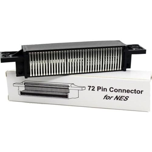 72Pin NES Connector Adapter Replacement Part For Nintendo NES Game Console 8 BIT System