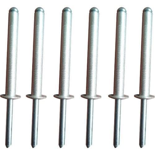 M6.0M6.4Aluminium Mushroon Head Break Mandrel Blind Rivets Nail Pop Rivets For Furniture Car Aircraft M6 M6.4