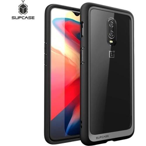 SUPCASE For OnePlus 6T Case UB Style Series Anti-knock Premium Hybrid Protective TPU Bumper + PC Cover Clear Back Case