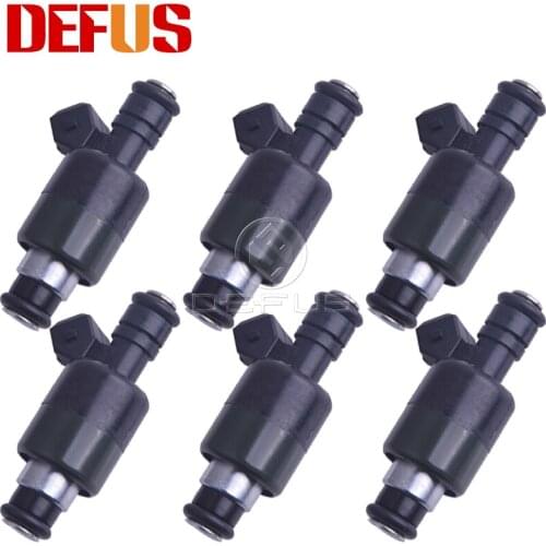 DEFUS 6X 17109450 Fuel Injector Bico Nozzle For DAEWOO Nexia Lanos Espero Nubira 1.5 1.6 16V 96-99 Injection FJ10624-11B1 251740