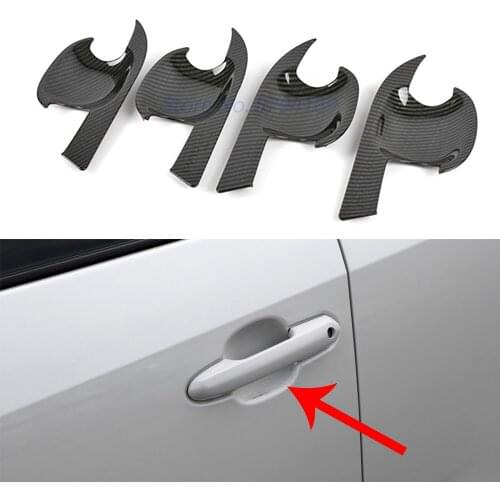 For Toyota Rav4 2019 2020 Door Handle Bowl Cover Cup ABS Chrome Decoration Accessories