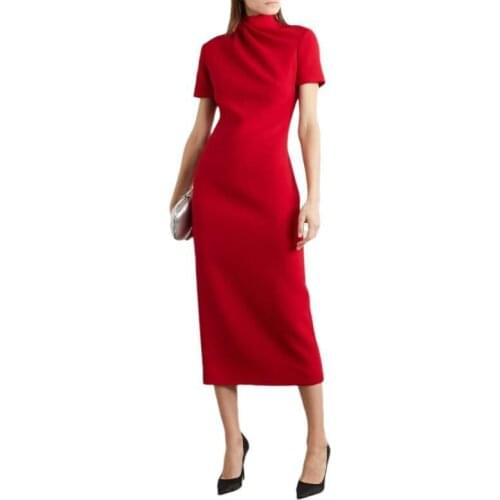JINGZHI Red Summer Dresses