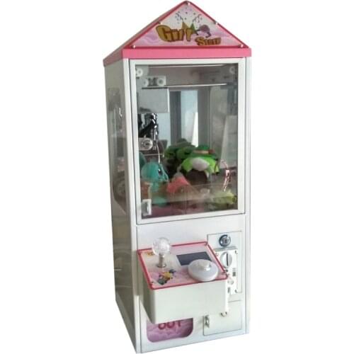 Coin Operated Mini Metal Case bartop Arcade Claw Crane Machine candy toy catcher For Sale 5 year warranty