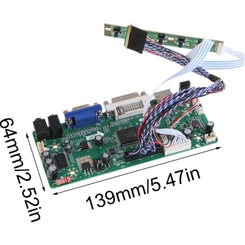 2021 New VGA DVI LCD Controller Driver Board for 1600x900 17.3 Inch LP173WD1 LP173WD