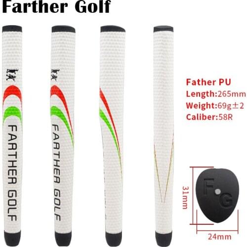 2018 New Arrive Farther Golf PU Golf putter grips white color good quality