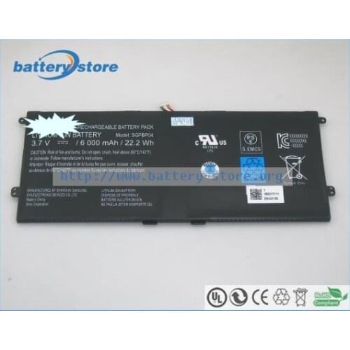 New Genuine laptop batteries for Xperia Tablet Z,SGPBP04,S,3.7V,6 cell