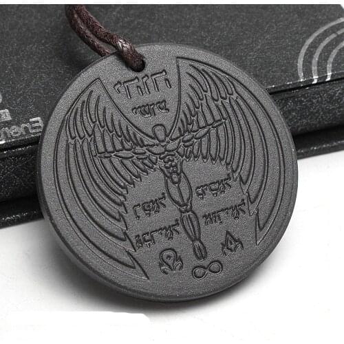 New Quantum Science Scalar Energy Necklace Round Pendant for Men Woman Tourmaline Volcanic Stone Accessories Gifts