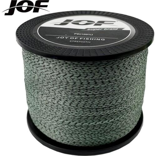 JOF Braided Fishing Line X8 0.14-0.57mm Invisible Spotted Multifilament Sea/Freshwater Fishing Line Fishing Tackle