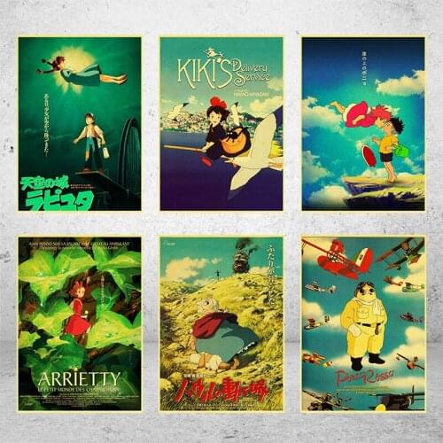 Full Square&Round Diamond Painting Hayao Miyazaki Anime 5D Diamond Embroidery Mosaic Cross Stitch Winter Home Decor Gift