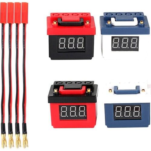6-15V Alarm Lipo Battery Decoration for 1/10 RC TRX4 Axial SCX10 90046 Traxxas TRX4 TRX6 Low Voltage