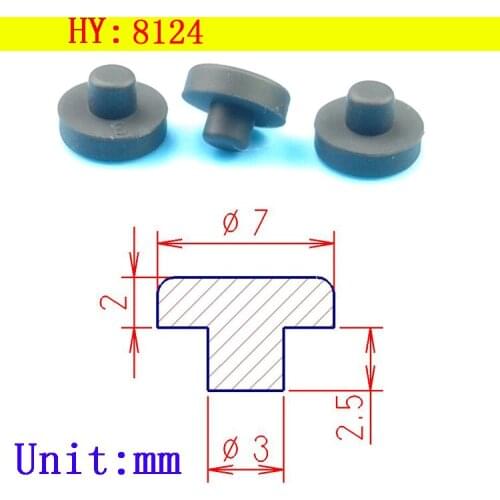 Waterproof and dustproof sealing silica gel plug rubber hole plug sealing ring furniture hole plug rubber cover thread hole plug