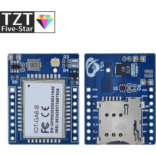 TZT Mini A6 GA6 GPRS GSM Kit Wireless Extension Module Board Antenna Tested Worldwide Store for SIM800L