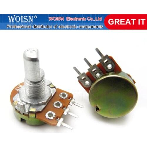 1pcs/lot APAI 148 single-pole potentiometer A1M anti-handle length 15MMF with 41 steps In Stock