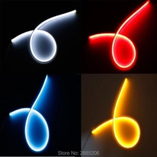 2PCS Car LED Ultrathin Daytime Running Light Signal Light stickers for SUZUKI vitara swift sx4 samurai s-cross grand accessories