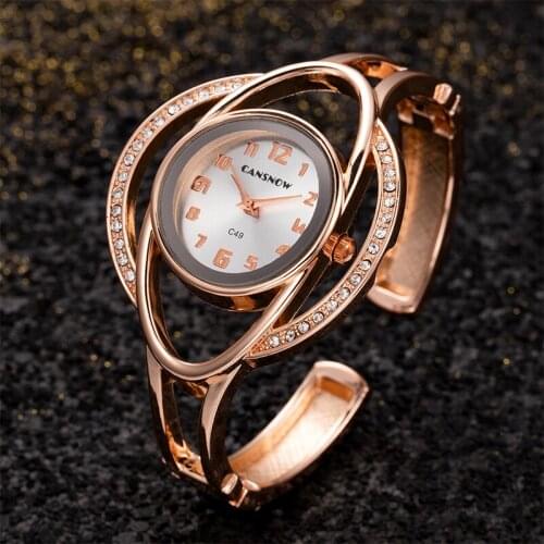 2021 New Luxury Ladies Bracelet Watch Gold Diamond Dial Stainless Steel Waterproof Fashion Women Quartz Watch Relogio Feminino