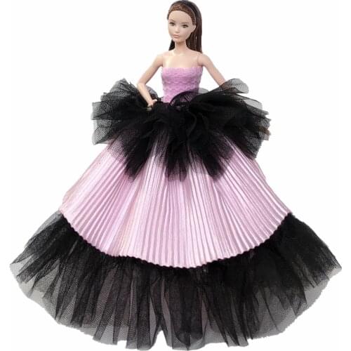 Case for Barbie doll dress Barbie doll clothes beauty fishtail skirt dress skirt wedding dress essential