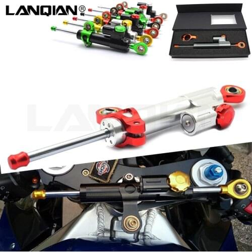 For SUZUKI GSX 250/550 GSX600 FJ-FV GN72A Katana GSXR1000 Motorcycle Damper Stabilizer Damper Steering Reversed Safety Control