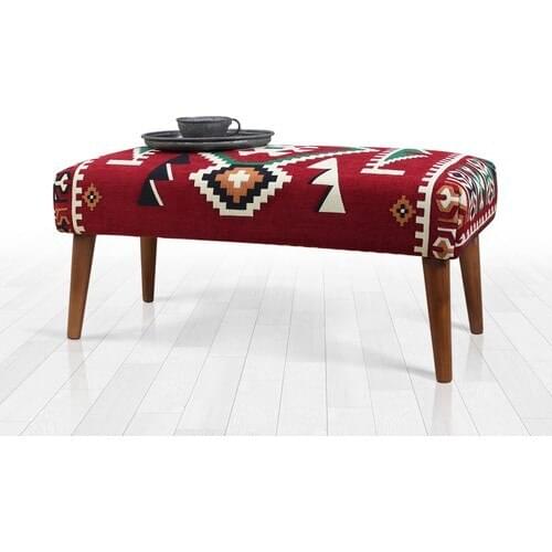 Lorence Home Rugs in Queens Bench Puff-Phrygia table coffee table chair stool bearing walnut wood