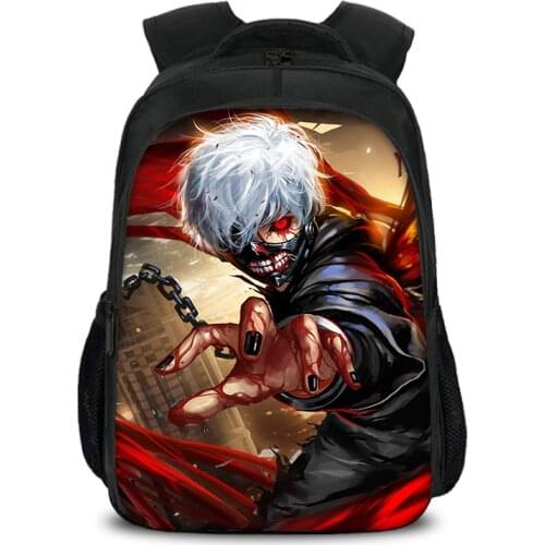 Fashion Children School Backpack Tokyo Ghoul Anime School Bags For Teenager Boys Nylon Laptop Back Pack Mochilas Tegaote
