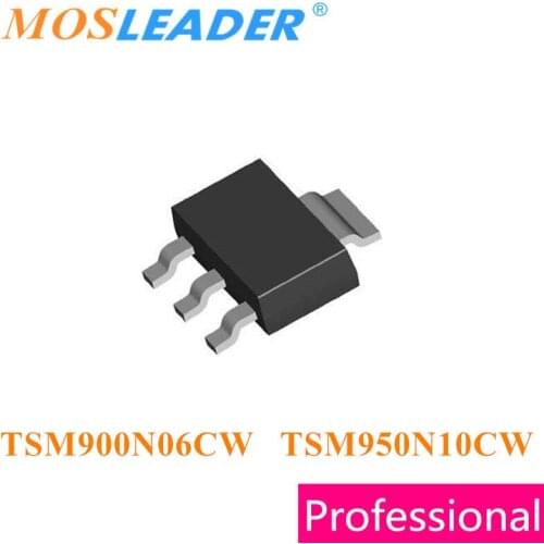 Mosleader SOT223 100PCS 1000PCS TSM900N06CW TSM950N10CW TSM900N06CWRPG TSM950N10CWRPG TSM900N06 TSM950N10 Made in China