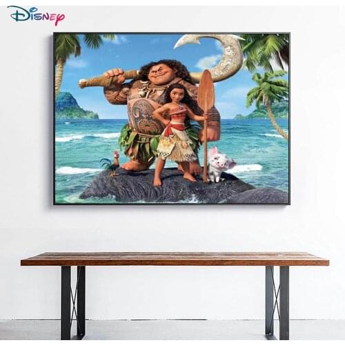 5D Disney Moana Series Diamond Painting Inlaid Diamond Embroidery Mosaic Home Exquisite Decoration Gift DIY