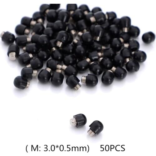 Wholesales 50/100/200pcs 8 colors Scissors Silencer Parts Stainless Steel Haircutting Styling Scissors Accessories Bumpers