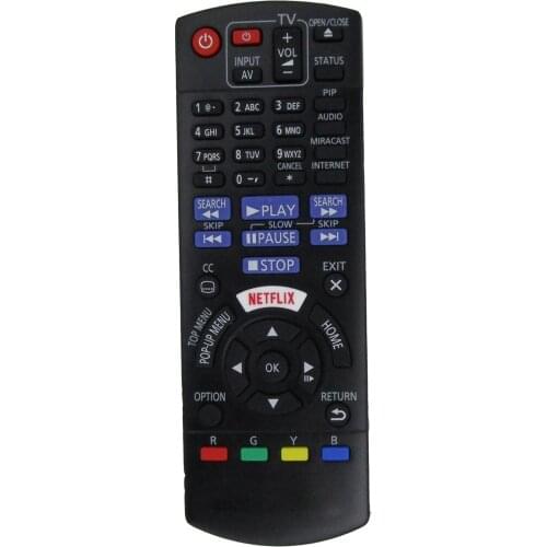 Remote Control For Panasonic N2QAYB001023 DMP-BD793 DMP-BD89P DMP-BD79 DMP-BDT270 DMP-BD93 Ultrahd 4K Blu-ray Disc Player