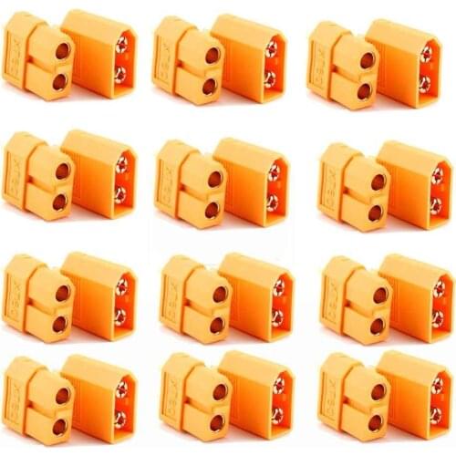 Amass XT60 XT-60 Connectors 20pcs Male-Female Bullet Connectors Plugs For RC Lipo Battery Wholesale