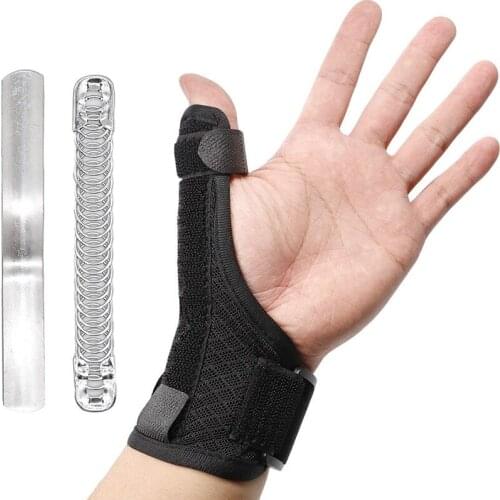 1PCS Splint Thumb Brace Adjustable Wrist Support Brace with Aluminium Support Tendonitis Sprained Carpal Tunnel Thumb Stabilizer