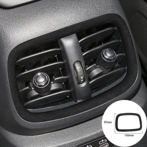 For BMW F54 F60 2018-2020 Alcantara Suede Wrap Car Back Air Vent Conditioning Outlet Panel Trim Stickers Cover Mouldings Styling