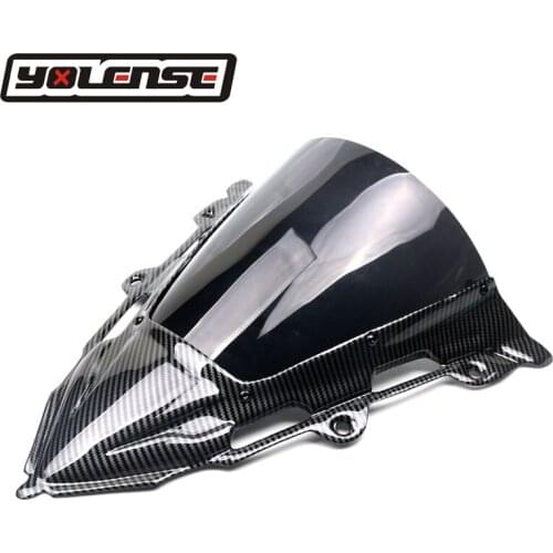 For HONDA CBR650R CBR 650R CBR-650R 2018 2019 Motorcycle Carbon Fiber Windscreen Screen Protector Wind Screen Windshield