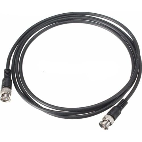 1M 3ft Length BNC Male to Male RG59 Coaxial Cable Cord Wire Connector for CCTV Camera Accessory 5pcs