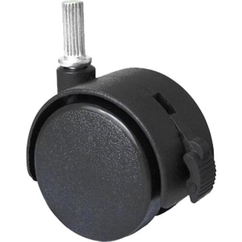 1.5 Inch Nylon Wheel, Flower Frame, Universal Brake, Electric Caster, Circlip, Plastic Wheel