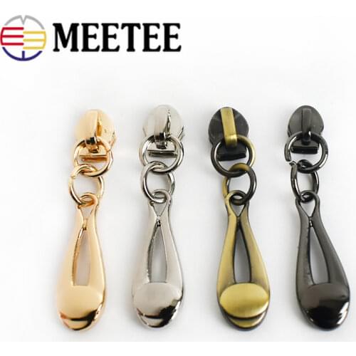 10/30pcs Bag Purse Pocket Zipper Sliders for 3# Nylon Zippers Wallet Pencilbag Zip Head Repair Kits DIY Sewing Accessories