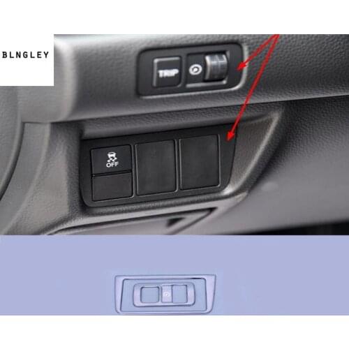 2pcs/lot Car sticker Stainless steel Headlight adjustment switch decoration cover for 2018 2019 HONDA Accord 10th MK10