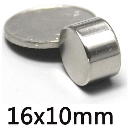 5/10/15pcs 16x10 Powerful Magnets 16mmx10mm Permanent Round Magnet 16x10mm Neodymium Magnetic Super Strong Magnet 16*10