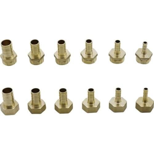 8-19mm Hose Connector with Barbed to 3/4" Female/Male thread Garden Irrigation Watering Pipe Fittings Aquarium Accessory 2 Pcs