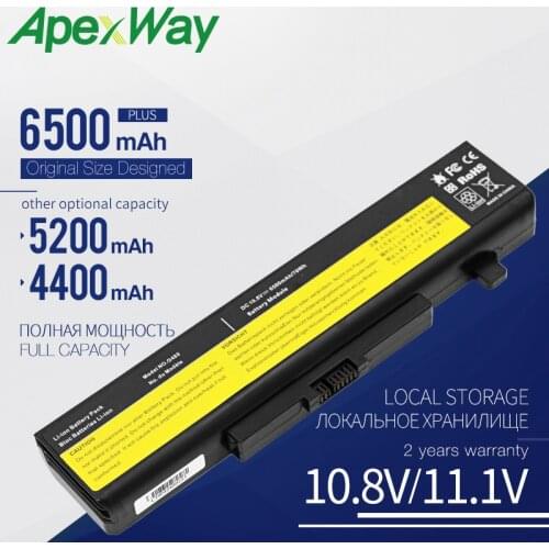 Apexway Laptop Battery L11L6F01 L11L6R01 L11L6Y01 L11M6Y01 L11N6R01 L11N6Y01 For Lenovo Y480 G480 G485 G580 G585 Z580 Z585 Z485