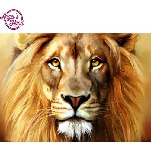Diamond Painting Cross Stitch lion diy Craft Gift Diamond Embroidery Mosaic Animals Patterns Rhinestone Home Decor