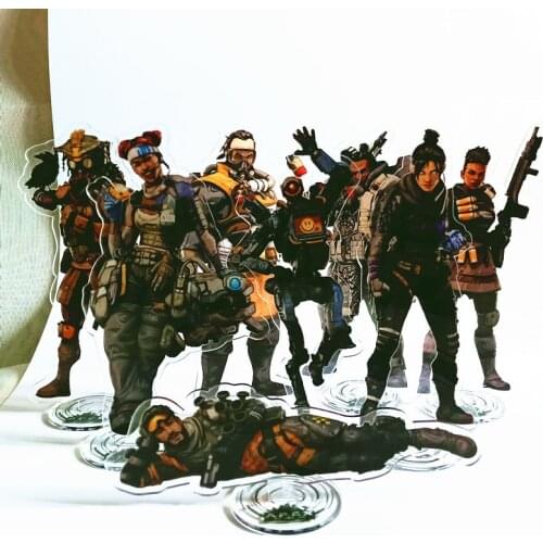 Apex Legends Apex Hero Battle Royale Shooting Acrylic Character Dali Card Peripheral Game Figure Figure Standing Card Keychain