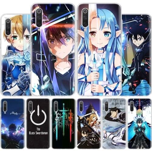 Sword Art Online Anime Cover Phone Case For Xiaomi Redmi Note 10 9 9S 8T 8 7 6 5 9A 6A 7A 8A 9C K20 S2 Pro Luxury Soft Coque