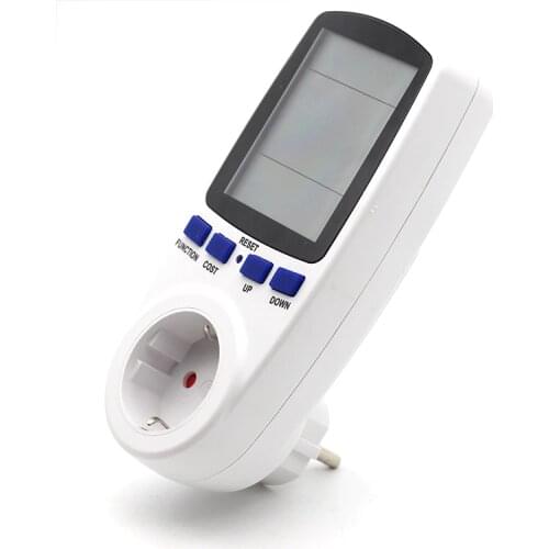 EU Plug Digital Voltage Wattmeter Power Analyzer Electronic Power Meter Energy Meter Automatic Kwh Power Switch