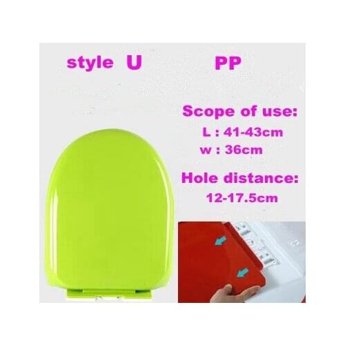 Color toilet lid general pvc thickening toilet lid old style UVO style