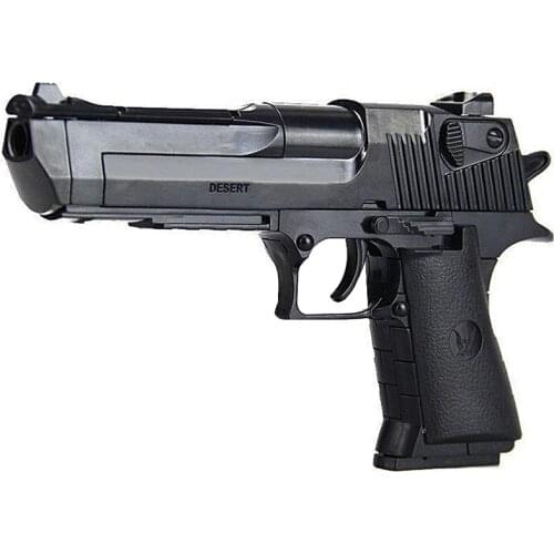 Desert Eagle Assembled Gun Model Kids Toy Pistol King Melee King Simulation Assembled Building Blocks Toys Gift For Friends
