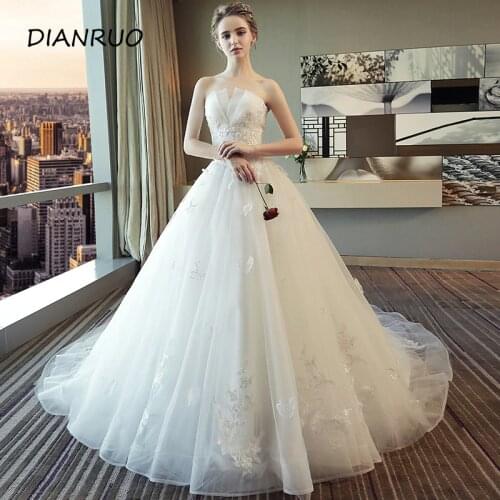 Кружевные свадебные платья DIANRUO China At AliExpress